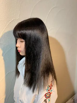セミロング カラー ✂︎中山竜哉✂︎ 川崎スタイリストのヘアスタイル