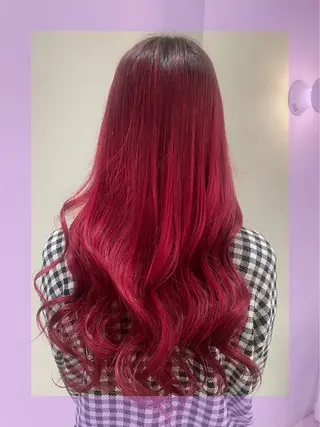 ロング カラー ヘアアレンジ ブリーチ♡メンズ マッシュ♡MIUのヘアスタイル