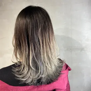 ミディアム カラー 清水 美雪のヘアスタイル