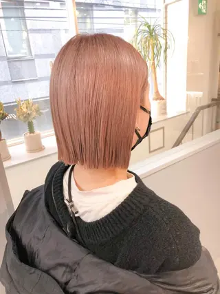 ショート カラー ヘアアレンジ cherir髪質改善 パーソナルカラー診断のヘアスタイル