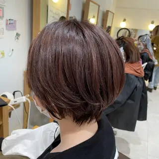 ショート 心斎橋/ブリーチなし 髪質改善/レイヤーのヘアスタイル