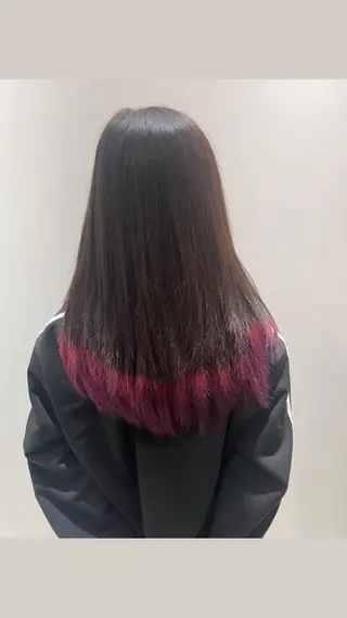 カラー 白石 歩真のヘアスタイル