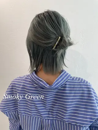 カラー ブリーチ・デザイン カラー/江原のヘアスタイル