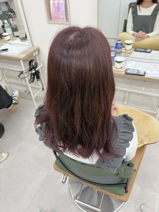 ロング カラー NaVIユウジ 透明感カラーのヘアスタイル
