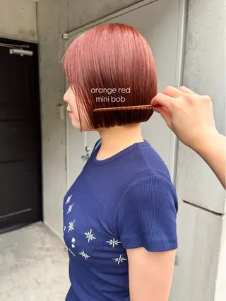 ショート カラー 松本優香/ボブ/ダ ブルカラー/髪質改善のヘアスタイル