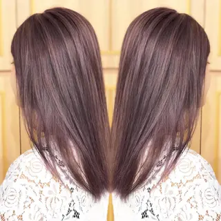 セミロング カラー ヘアアレンジ 🌼圧倒的な口コミ数 BRAVE柏東口のヘアスタイル