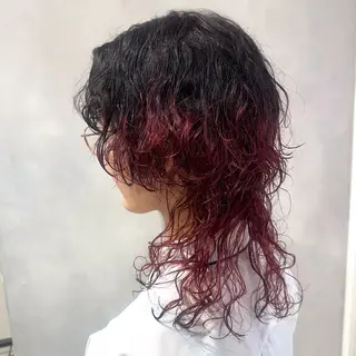カラー デザインカラー/パー マ🦖外岡咲希🦖のヘアスタイル