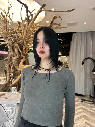 ミディアム hair&eye🎀 /momoKaのヘアスタイル