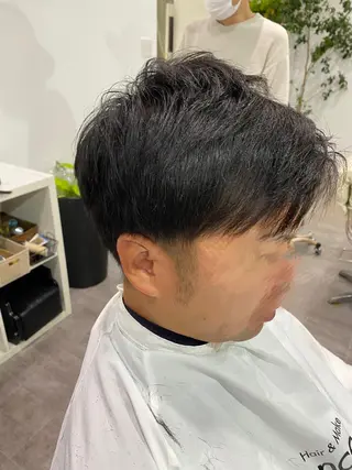 メンズ ハイライト&ブリーチ 💇🏼‍♀MAHOのヘアスタイル