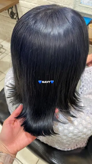 カラー 🩵RIKO🩵 透明感カラー🫧のヘアスタイル