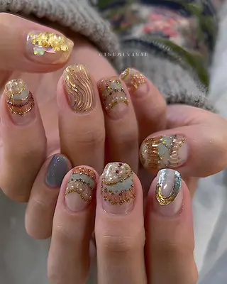 ネイル わたなべ ちかのネイルデザイン