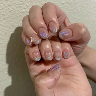 ネイル パラあり！フィルイン 美フォルムのネイルデザイン