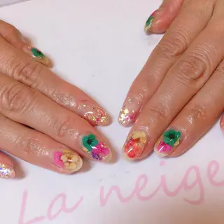 ネイル La neige* yuki 🐩🌙のネイルデザイン