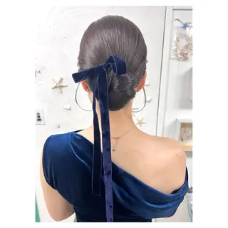 ヘアアレンジ ヘアセット/六本木/ Tomomiのヘアスタイル