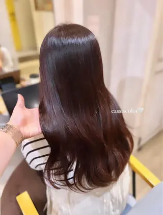 セミロング 💞艶モテ髪✨ MOENA💞のヘアスタイル