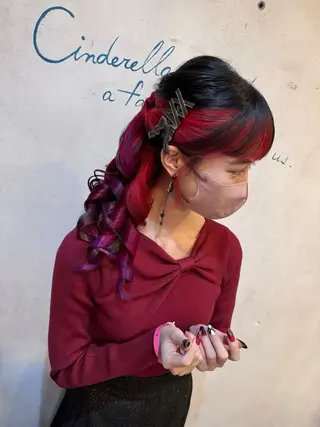 ロング ヘアアレンジ 伊藤 栄子のヘアスタイル
