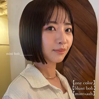 ミディアム カラー ⌇🌹透明感カラー 🌹ᴍᴇɢᴜᴍɪ ⌇のヘアスタイル