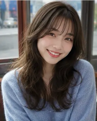 ロング カラー Garden 浅草蔵前のヘアスタイル