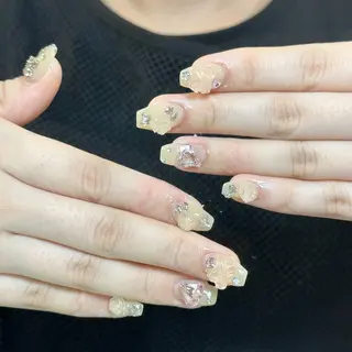 ネイル 🍄Rina🍄 韓国風ネイルのネイルデザイン