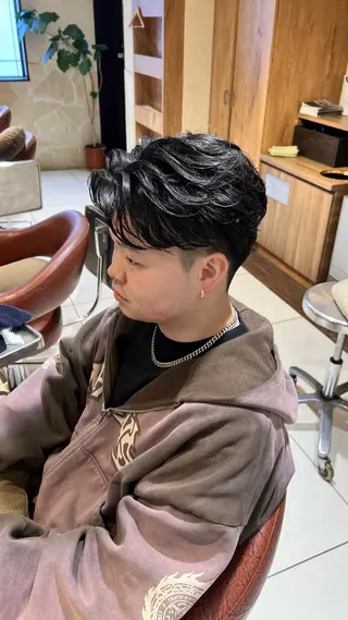 パーマ メンズ 新宿/メンズパーマ/ メンズ特化/和田瑞生のヘアスタイル