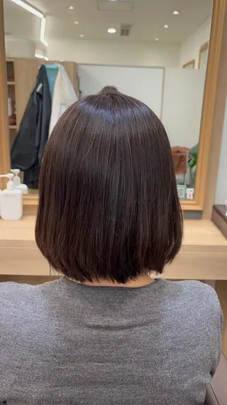 カラー パーマ 畠野Hatano /メンズ/ボブのヘアスタイル