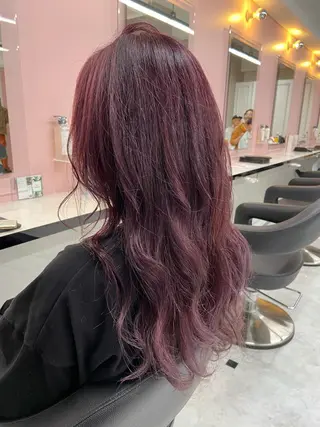 ロング カラー ヘアアレンジ 💖艶と似合わせ💖 カラーカット💖のヘアスタイル