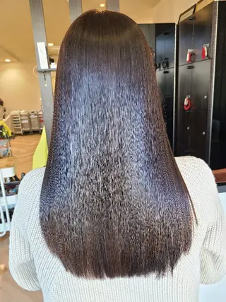 セミロング 髪質改善講師監修 ZEROのヘアスタイル