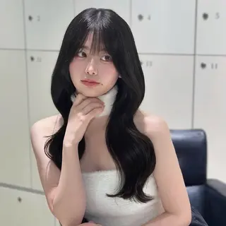 ロング カラー 韓国系艶髪🎀 miyuuのヘアスタイル