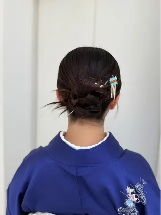 セミロング ヘアアレンジ 🦋🫧艶髪カラー 🫧🦋あいりのヘアスタイル