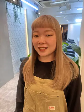 ロング カラー Ｖｉｏｔ  銀座 樋口 桃佳のヘアスタイル