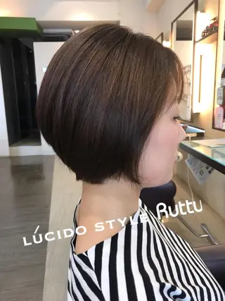 ショート カラー アザマ　ヤスカツ _rosso 川口のヘアスタイル
