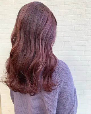 ロング カラー 立川 奈那子のヘアスタイル