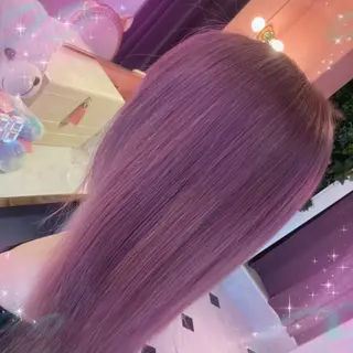 ロング カラー ビューティサロン ミルクのヘアスタイル