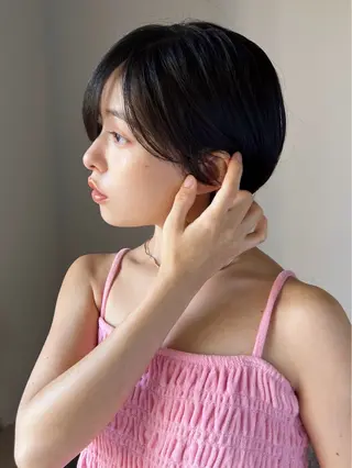 カラー ヘアアレンジ 國米 遥生のヘアスタイル