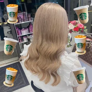 ロング カラー ダブルカラー特化💍 tiam💍韓国ヘアのヘアスタイル