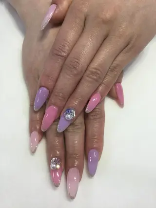 ネイル 💎🐰 saki. m 🐰💎のネイルデザイン