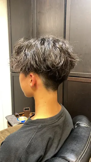 パーマ メンズ 梅津 桜子のヘアスタイル