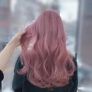ロング カラー ヘアアレンジ 🎀韓国スリムタッキ 羽エクステ🎀kiiのヘアスタイル