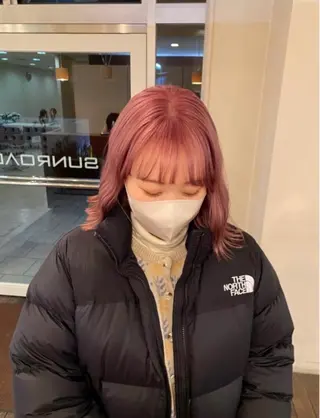 カラー 上村 里奈のヘアスタイル