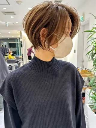 ショート 大人ショート特化/ カットモデル/表参道のヘアスタイル