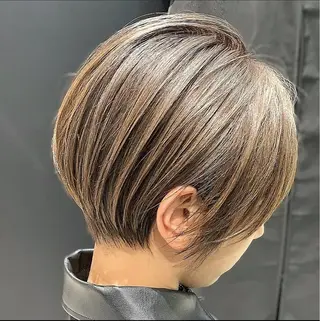 ショート カラー ショート/脱白髪染め ☆宇﨑悠実のヘアスタイル