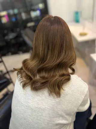 セミロング 直毛改善特化美容師/ 大森雄貴のヘアスタイル