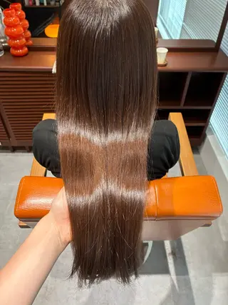 セミロング カラー パーマ ヘアアレンジ 💟Opus/ Mizuki🐕💟のヘアスタイル