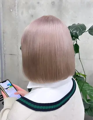 ミディアム ハイトーン🫧艶髪 MAIKAのヘアスタイル