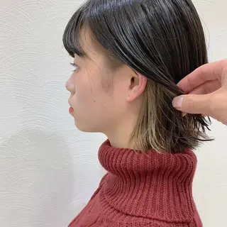 ショート カラー なかの たくみのヘアスタイル