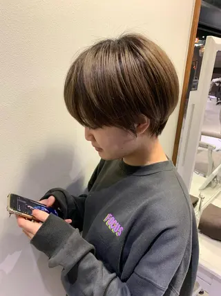 ショート 大野 智亜里のヘアスタイル