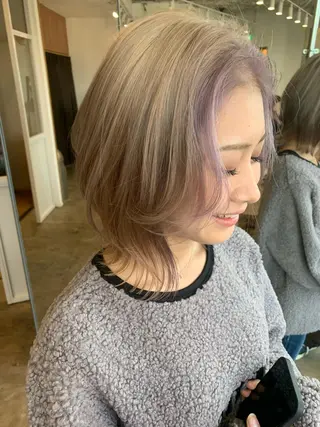 ミディアム 片岡 建のヘアスタイル