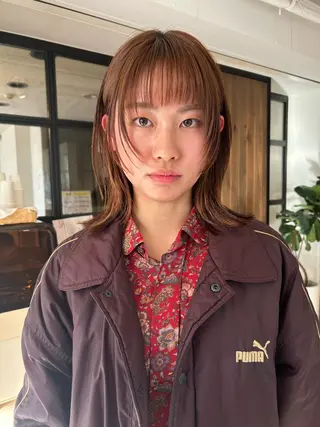 ミディアム カラー カラーリスト IKUHOのヘアスタイル