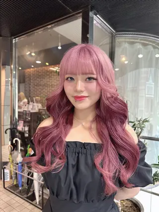 ロング カラー designcolo r/似合わせNOKAのヘアスタイル