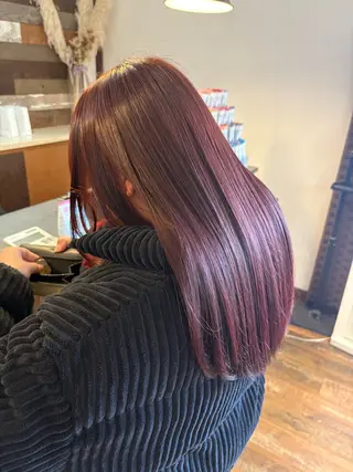 カラー レナ┊︎髪質改善 ┊︎シルクストレートのヘアスタイル